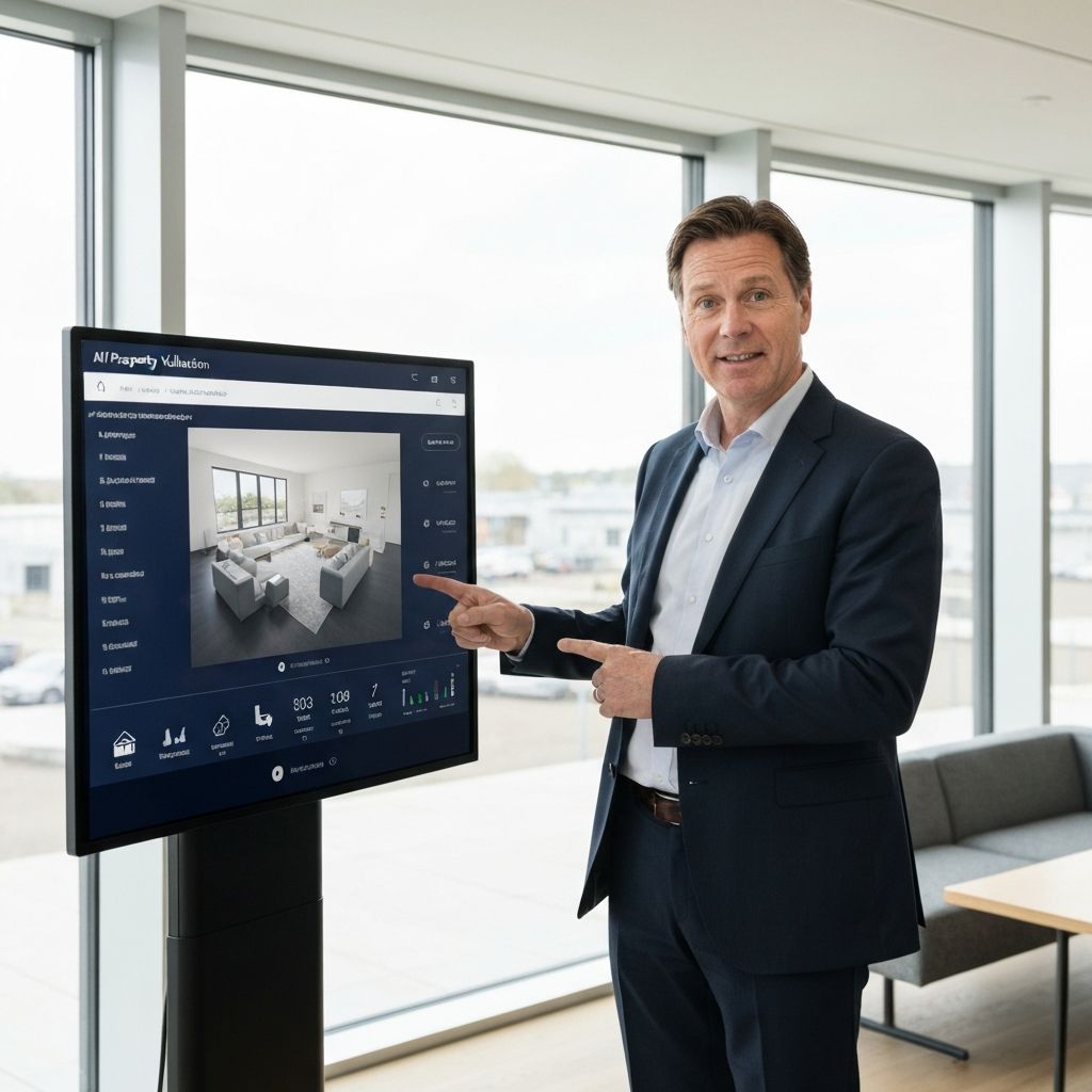 Property valuation and market analytics interface